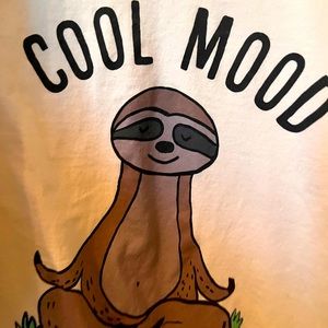Slouth cool mood T - shirt ZARA Size 9 washer and dryer safe 100% algodon cotton